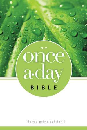 NIV, Once-A-Day Bible, Large Print, Paperback de Zondervan