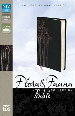 Flora and Fauna Collection Bible-NIV-Pink Flower de Zondervan Bibles