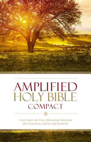 Amplified Holy Bible, Compact, Hardcover: Captures the Full Meaning Behind the Original Greek and Hebrew de Zondervan