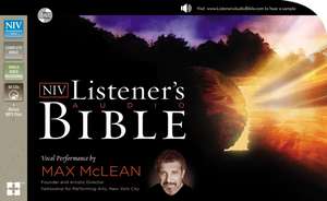 NIV, Listener's Audio Bible, Audio CD: Vocal Performance by Max McLean de Max McLean