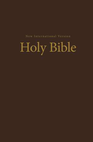 NIV, Value Pew and Worship Bible, Hardcover, Brown de Zondervan