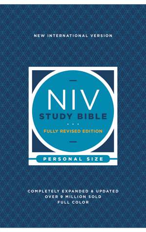 NIV Study Bible, Fully Revised Edition (Study Deeply. Believe Wholeheartedly.), Personal Size, Paperback, Red Letter, Comfort Print de Kenneth L. Barker