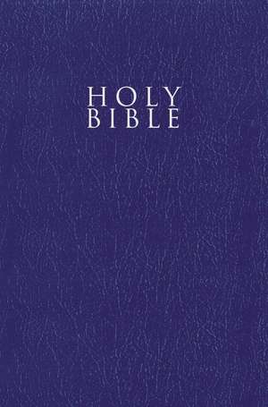 NIV, Gift and Award Bible, Leather-Look, Blue, Red Letter, Comfort Print de Zondervan