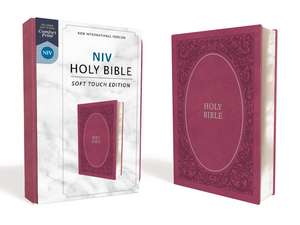 NIV, Holy Bible, Soft Touch Edition, Leathersoft, Pink, Comfort Print de Zondervan