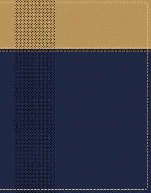 NIV, Starting Place Study Bible (An Introductory Study Bible), Leathersoft, Navy/Tan, Thumb Indexed, Comfort Print: An Introductory Exploration of Studying God's Word de Zondervan