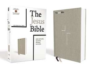 The Jesus Bible, NIV Edition, Cloth over Board, Gray Linen, Comfort Print de Passion Publishing