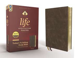 NIV, Life Application Study Bible, Third Edition, Bonded Leather, Brown, Red Letter de Zondervan