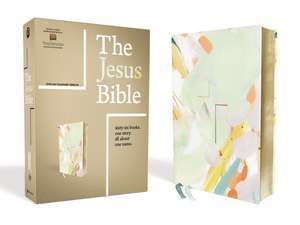 The Jesus Bible Artist Edition, ESV, Leathersoft, Multi-color/Teal de Passion Publishing