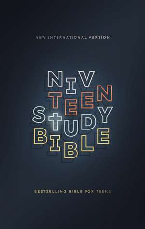 NIV, Teen Study Bible (For Life Issues You Face Every Day), Hardcover, Navy, Comfort Print de Lawrence O. Richards