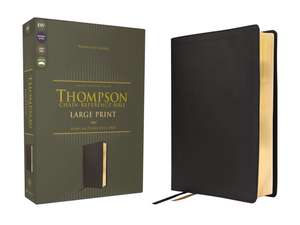 ESV, Thompson Chain-Reference Bible, Large Print, Leathersoft, Black, Red Letter de Dr. Frank Charles Thompson