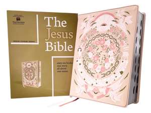 The Jesus Bible Artist Edition, ESV, (With Thumb Tabs to Help Locate the Books of the Bible), Leathersoft, Peach Floral, Thumb Indexed de Passion Publishing