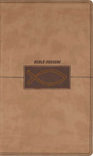 Bible Origins (New Testament + Graphic Novel Origin Stories), Deluxe Edition, Leathersoft, Tan: The Underground Story de Brian D. Brown