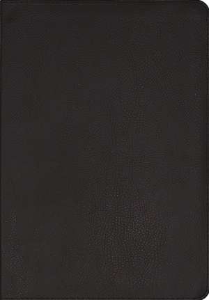 NIV Application Bible, Large Print, European Bonded Leather, Black, Red Letter, Indexed, Comfort Print de Zondervan