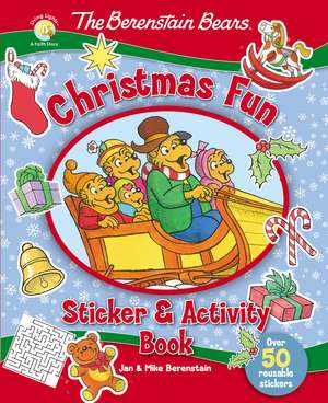 The Berenstain Bears Christmas Fun Sticker and Activity Book de Jan Berenstain