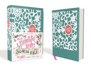 NIV, Beautiful Word Coloring Bible for Girls, Leathersoft over Board, Teal: Hundreds of Verses to Color de Zondervan