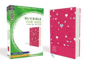 NIrV, Bible for Kids, Large Print, Leathersoft, Pink, Comfort Print: Thinline Edition de Zondervan