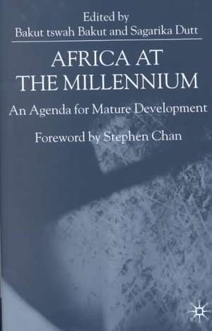 Africa at the Millennium: An Agenda for Mature Development de Nana