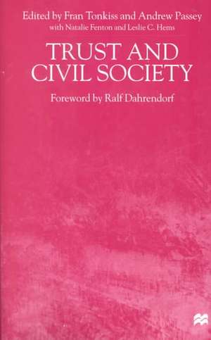 Trust and Civil Society de F. Tonkiss