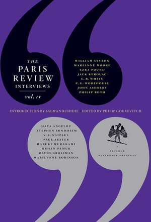 The Paris Review Interviews, IV de Salman Rushdie