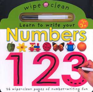 Numbers 1 2 3 [With Erasable Marker] de Priddy Books