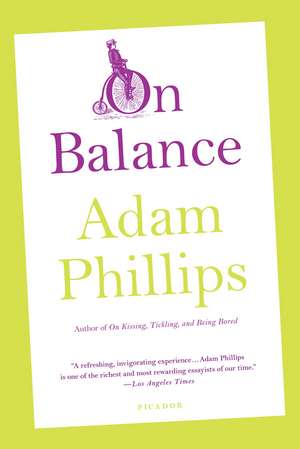 On Balance de Adam Phillips