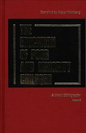 Education of the Poor V2 de Meyer Weinberg