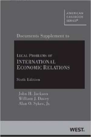 Legal Problems of International Economic Relations de John H. Jackson