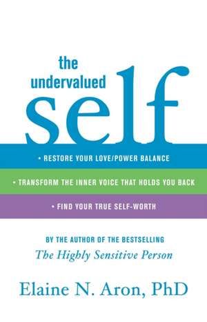 The Undervalued Self: Restore Your Love/Power Balance, Transform the Inner Voice That Holds You Back, and Find Your True Self-Worth de Elaine N. Aron