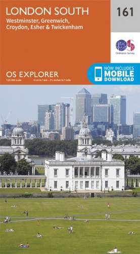 London South, Westminster, Greenwich, Croydon, Esher & Twickenham de Ordnance Survey