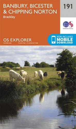 Banbury, Bicester and Chipping Norton de Ordnance Survey