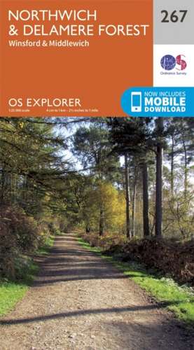 Northwich and Delamere Forest de Ordnance Survey