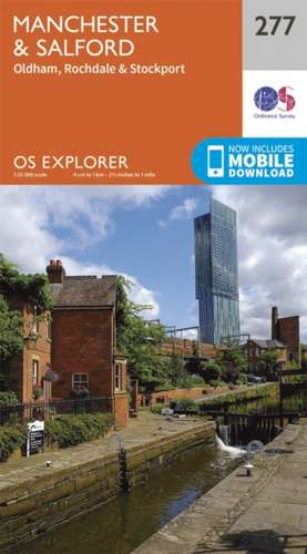 Manchester and Salford de Ordnance Survey