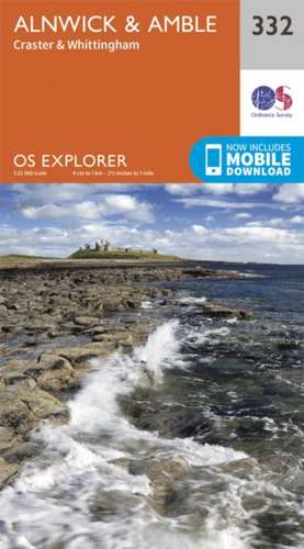 Alnwick and Amble, Craster and Whittingham de Ordnance Survey