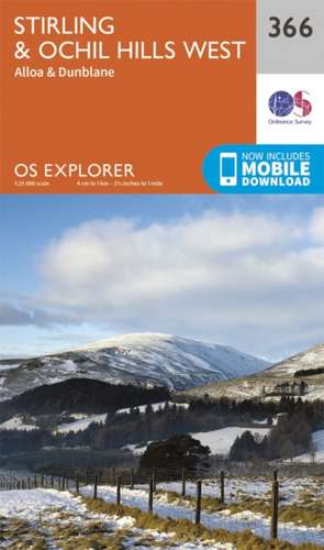 Ordnance Survey: Stirling and Ochil Hills West