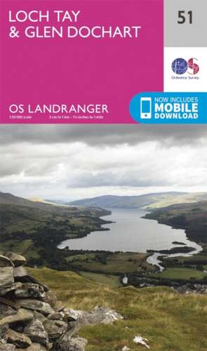 Loch Tay & Glen Dochart de Ordnance Survey