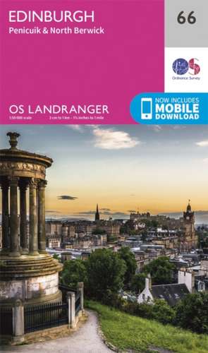 Ordnance Survey: Edinburgh, Penicuik & North Berwick de Ordnance Survey