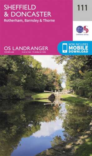 Sheffield & Doncaster, Rotherham, Barnsley & Thorne de Ordnance Survey