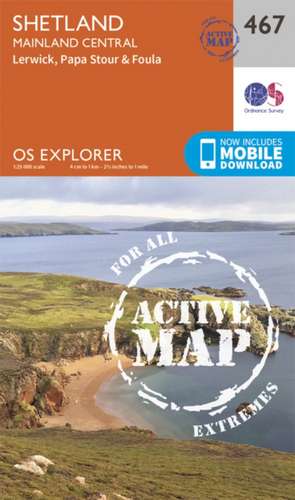 Shetland - Mainland Central de Ordnance Survey