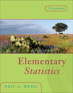 Elementary Statistics: United States Edition de Neil A. Weiss