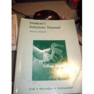 Student Solutions Manual for Essentials of College Algebra, Alternate Edition de Margaret L. Lial