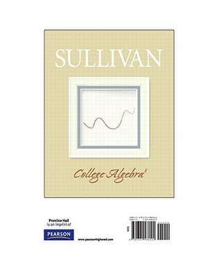 College Algebra, Books a la Carte Edition de Michael Sullivan