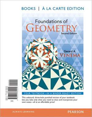 Foundations of Geometry de Gerard A. Venema