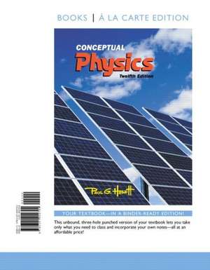 Conceptual Physics, Books a la Carte Edition de Paul G. Hewitt