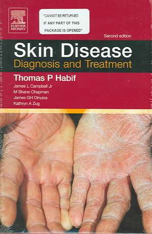 Skin Disease: Textbook & CD-ROM PDA Software: Diagnosis and Treatment de Thomas P. Habif