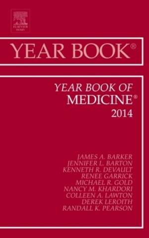 Year Book of Medicine 2014 de James Barker