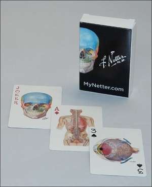 Netter Playing Cards: Netter's Anatomy Art Card Deck (Single Pack) de Frank H. Netter