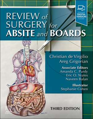 Review of Surgery for ABSITE and Boards de Christian DeVirgilio