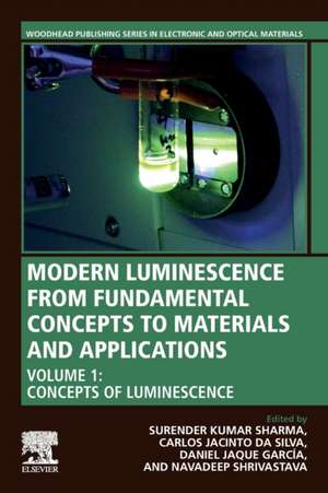 Modern Luminescence from Fundamental Concepts to Materials and Applications, Volume 1: Concepts of Luminescence de Surender Kumar Sharma