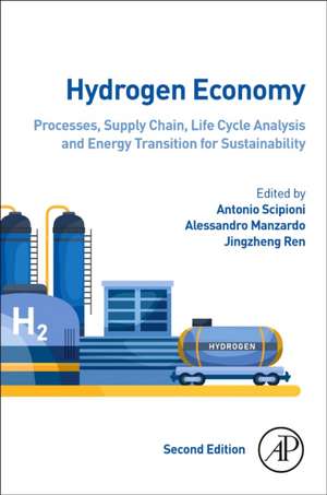 Hydrogen Economy: Processes, Supply Chain, Life Cycle Analysis and Energy Transition for Sustainability de Antonio Scipioni