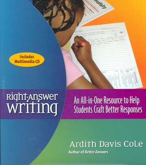 Right-Answer Writing de Ardith Cole